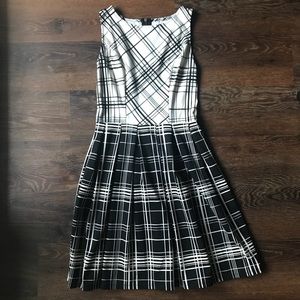 BOGO Pretty Black and White Dress with Zipper Back